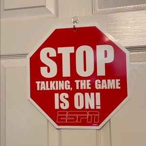 ESPN Stop Talking Plaque
